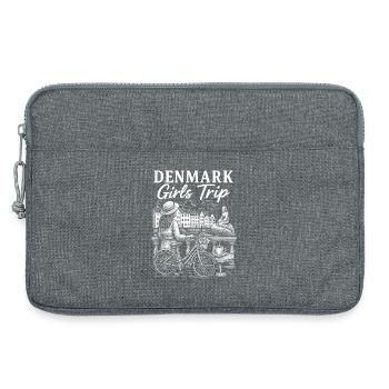 Denmark Girls Trip - Laptop bag 13" - heather grey - Front