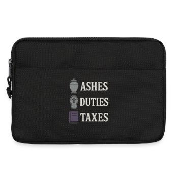 Corpse Science Dark Humor Death Positive - Laptop bag 13" - black - Front