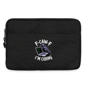 F-Caw-F Je code - Sacoche pour ordinateur portable 13 pouces - noir - Devant