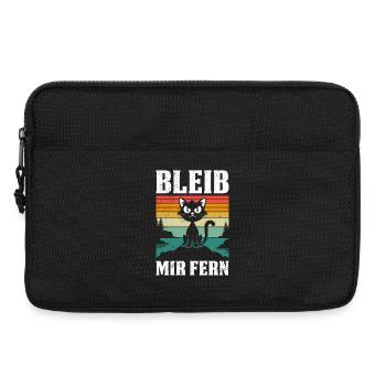 Mallorca BLEIB MIR FERN Anti Flirt Lustiges - Laptoptasche 13" - Schwarz - Vorne