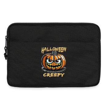 CITROUILLE D’HALLOWEEN EFFRAYANTE - Sacoche pour ordinateur portable 13 pouces - noir - Devant