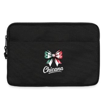 Chicana Bow Italy Flag Design - Laptop bag 13" - black - Front