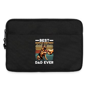 German Shepherd Dad Father's Day Father - Laptop bag 13" - black - Front