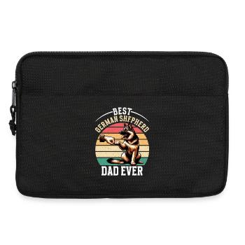 German Shepherd Dad Father's Day Father - Laptop bag 13" - black - Front