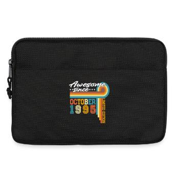 Vintage Octobre 1995 Vintage Rétro Anniversaire - Sacoche pour ordinateur portable 13 pouces - noir - Devant