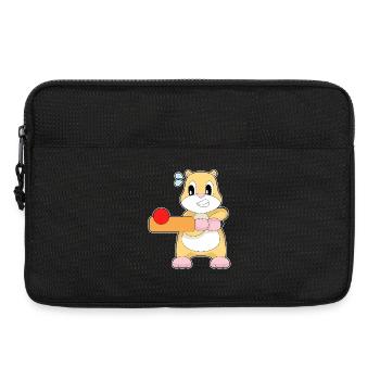 Hamster Cricket Batte de cricket - Sacoche pour ordinateur portable 13 pouces - noir - Devant