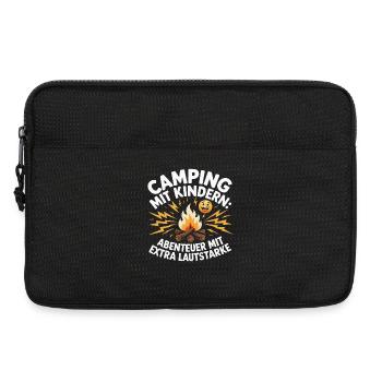 Camping with children Adventure Loud - Laptop bag 13" - black - Front