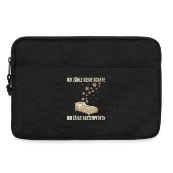 I Count Cat Paws Bed Decor - Laptop bag 13" - black - Front
