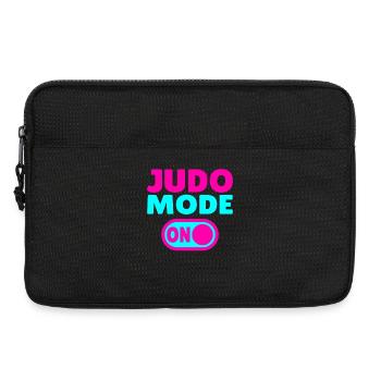 Judo Mode ON – Strength, Discipline & Fighting Spirit - Laptop bag 13" - black - Front