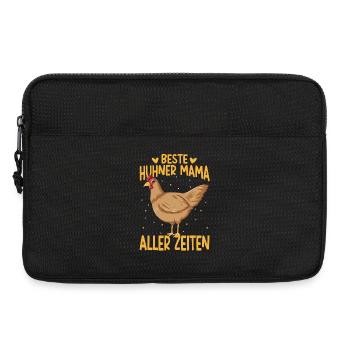 Beste Hühner Mama Aller Zeiten - Laptoptasche 13" - Schwarz - Vorne