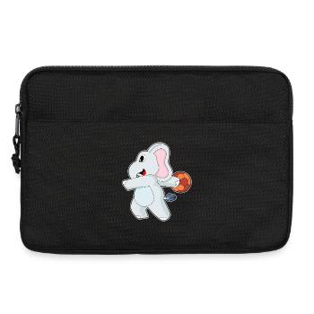 Eléphant Handball Joueur Handball - Sacoche pour ordinateur portable 13 pouces - noir - Devant