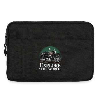 Balade d’aventure - Sacoche pour ordinateur portable 13 pouces - noir - Devant