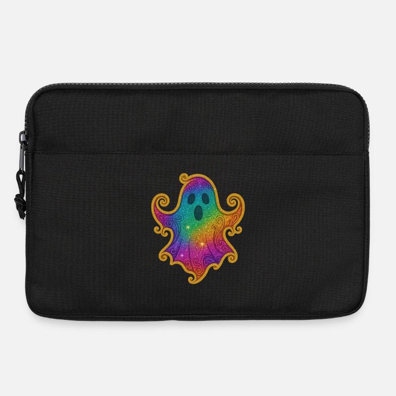 Regenbogen Geist Glitter - Laptoptasche 13" - Schwarz