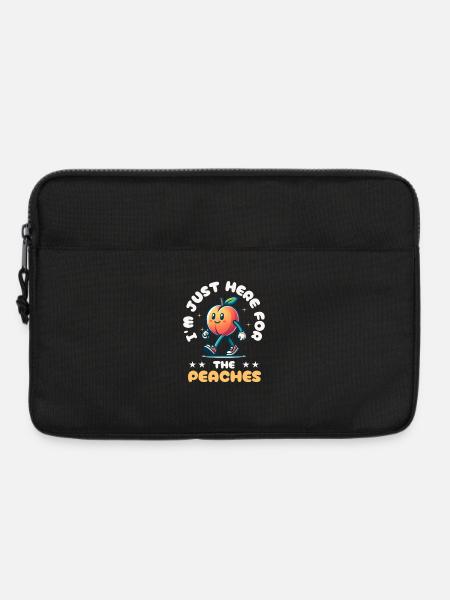 Peach Summer Fruit Peaches Fruit Delight - Laptop bag 13" - black