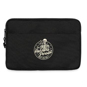 Die Schrecken dauern an, aber ich mache es auch Kaffee - Laptoptasche 13" - Schwarz - Vorne