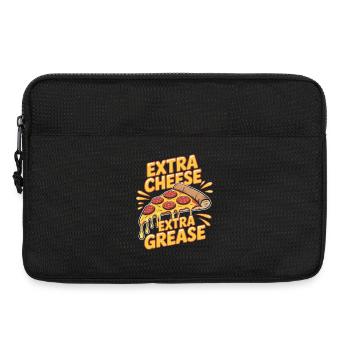 Pizza Foodie Extra Cheese Extra Fat Plaisir pour - Sacoche pour ordinateur portable 13 pouces - noir - Devant