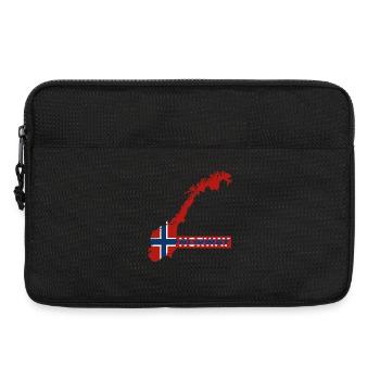 Norwegen Urlaub Natur Geschenk - Laptoptasche 13" - Schwarz - Vorne