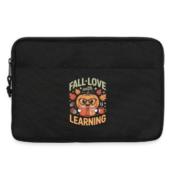 Fall In Love With Teaching Fall Teacher - Laptop bag 13" - black - Front