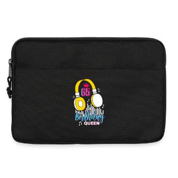Anniversaire Reine 65e anniversaire - Sacoche pour ordinateur portable 13 pouces - noir - Devant