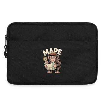 MAPE Monkey avec carte et boussole Adventure - Sacoche pour ordinateur portable 13 pouces - noir - Devant