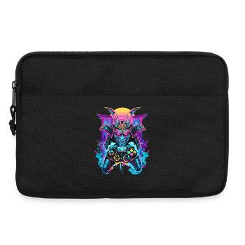 Gaming Controller Samurai Maske Ronin Zocker Motiv - Laptoptasche 13" - Schwarz - Vorne