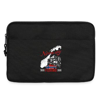 Norway Fishing Tour 2026 - Angler Geschenk - Laptoptasche 13" - Schwarz - Vorne