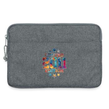 LIMITED EDITION 2011 15. GEBURTSTAG - Laptoptasche 13" - Grau meliert - Vorne