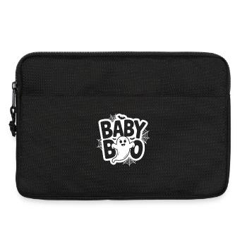 Baby Boo Halloween Ghost - Laptop bag 13" - black - Front