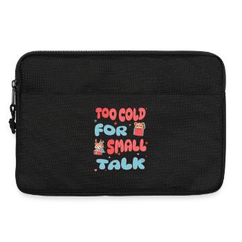 Lustiges Rentier Outfit für Weihnachtsfeier - Laptoptasche 13" - Schwarz - Vorne