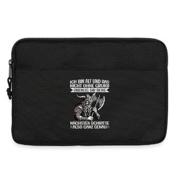 Wikinger Nordische Mythologie Götter - Laptoptasche 13" - Schwarz - Vorne