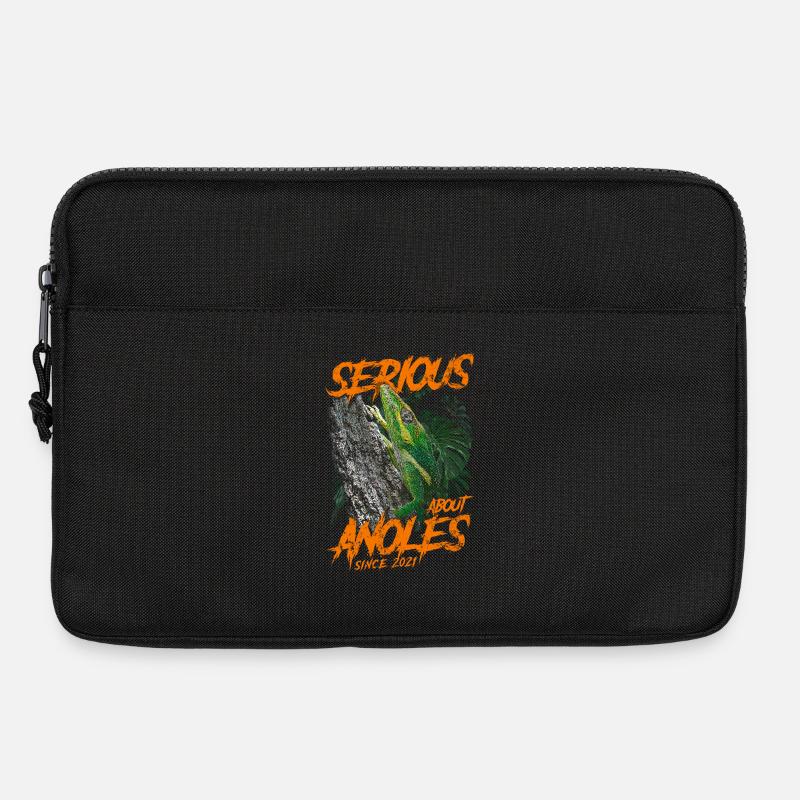 Ernsthaft über den kubanischen Ritter Anolis seit 2021 - Laptoptasche 13" - Schwarz