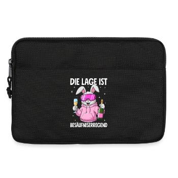 The situation is drunkenness - Laptop bag 13" - black - Front