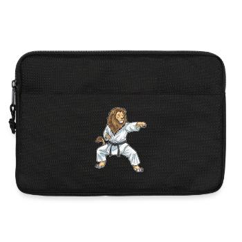Arts martiaux Lion Karaté - Sacoche pour ordinateur portable 13 pouces - noir - Devant