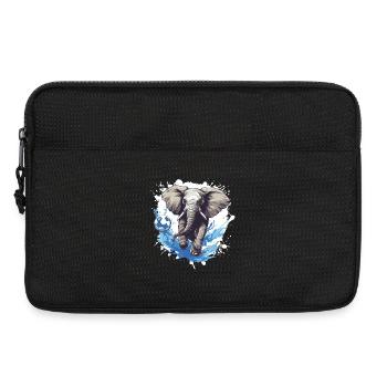 Elephant Football Team - Laptop bag 13" - black - Front