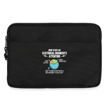 Besserer Weg, dies zu tun Ingenieur Aufmerksamkeit Zitat - Laptoptasche 13" - Schwarz - Vorne