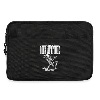 J’ai une attitude rock Deal avec ça Musique Guitare - Sacoche pour ordinateur portable 13 pouces - noir - Devant