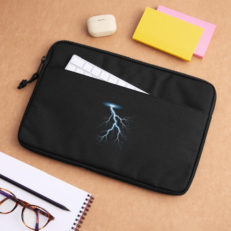 Blitz Blitzschlag Gewitter Strom Sturm Laptoptasche 13"
