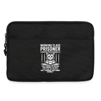 Monday Trapped Work Funny Work Outfit - Laptop bag 13" - black - Front