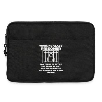 Monday Trapped Work Funny Work Outfit - Laptop bag 13" - black - Front