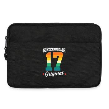 17 Birthday - Laptop bag 13" - black - Front