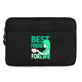 Anime Manga Otaku Kawaii Meilleurs amis Cosplay - Sacoche pour ordinateur portable 13 pouces - noir - Devant