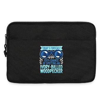 Pic ivoire Ornithologue - Sacoche pour ordinateur portable 13 pouces - noir - Devant