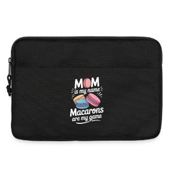 Macaron Französische Desserts - Laptoptasche 13" - Schwarz - Vorne