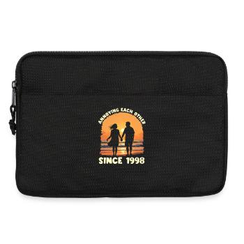 Anniversary of mutual harassment since 1998 - Laptop bag 13" - black - Front