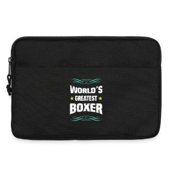 Le plus grand boxeur du monde - Sacoche pour ordinateur portable 13 pouces - noir - Devant