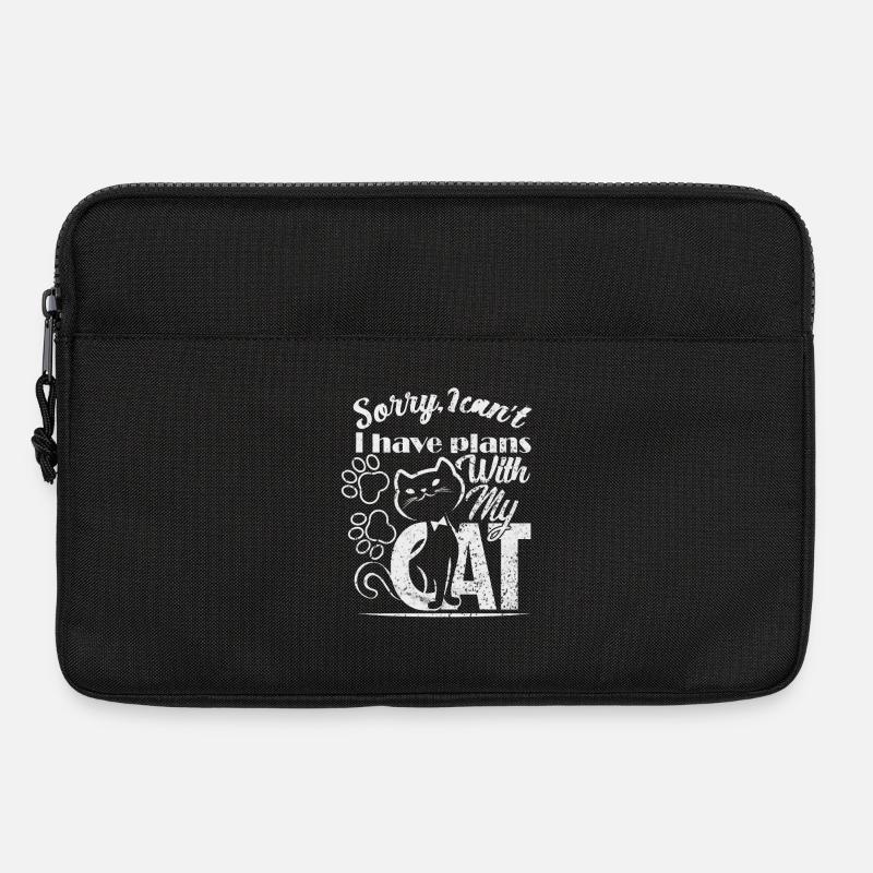 Sorry I can t I have plans with my Cat  - Laptop bag 13" - black