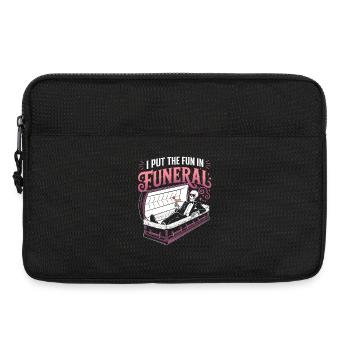 Funeral Fun: Spaß bei der Beerdigung - Halloween - Laptoptasche 13" - Schwarz - Vorne