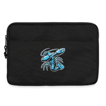 Blue Crab Illustration - Laptop bag 13" - black - Front