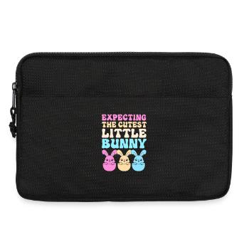 Gender Reveal Ostern Werdende Mutter - Laptoptasche 13" - Schwarz - Vorne