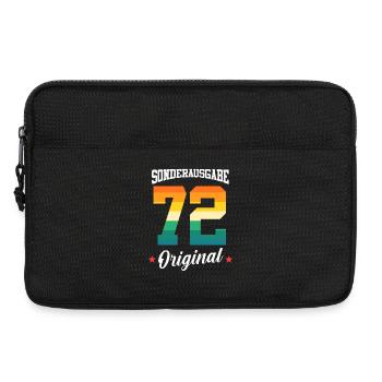 72 Birthday - Laptop bag 13" - black - Front